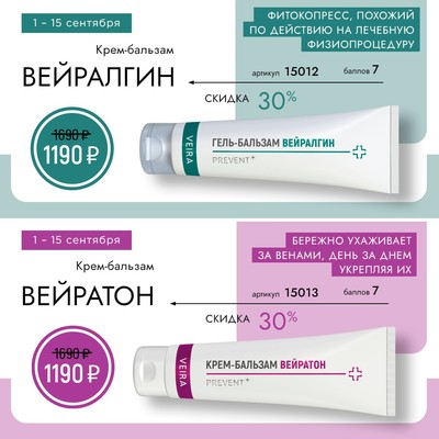 Гель-бальзам «Вейралгин»